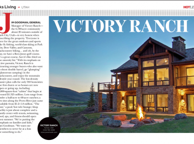 Links Magazine - Victory Ranch is attracting younger buyers who want to ... enjoy the mountain lifestyle year round.